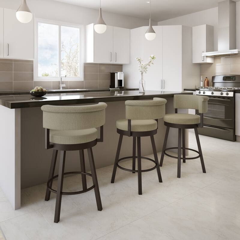 Amisco Rosco Swivel Counter Stool