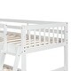 preview thumbnail 9 of 16, Twin Size L-Shaped Pine Wood Bunk Bed, Separatable to 2 L-Shaped Beds
