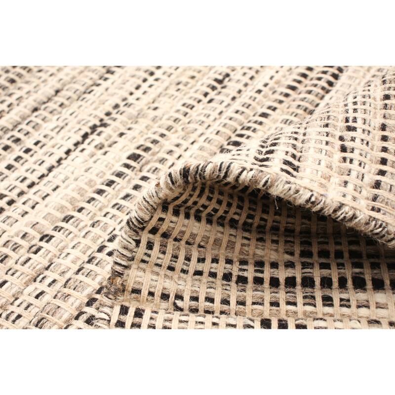 ECARPETGALLERY Hand Loomed Bungalow Wool Dhurrie