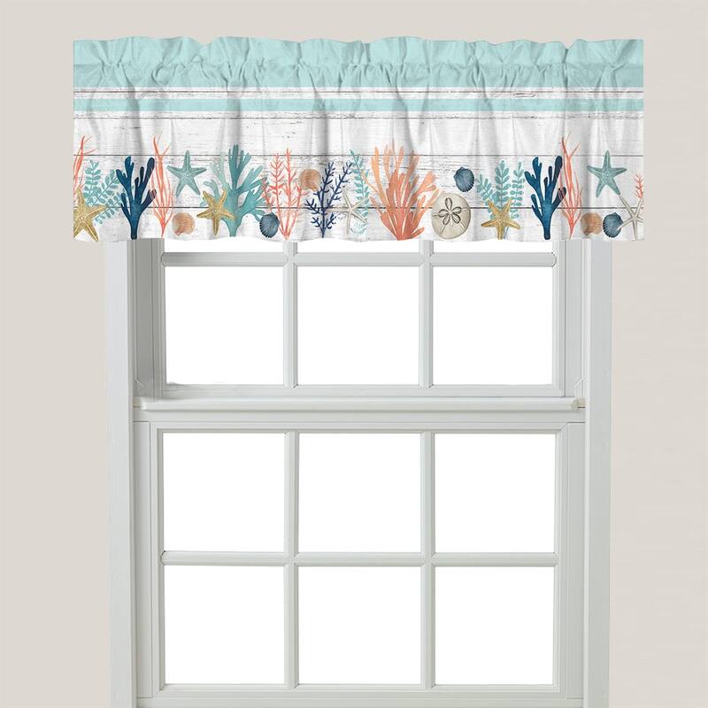 Coastal Reef Window Valance - 60" x 18"