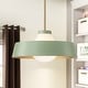 preview thumbnail 12 of 20, 1-Light Modern Dome Frosted Glass Globe Pendant Light For Kitchen Island