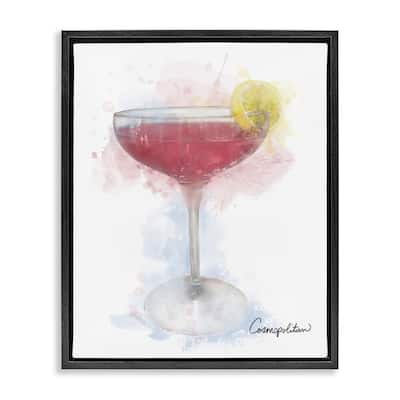 Stupell Soft Faded Cosmopolitan Framed Floater Canvas Wall Art Design By Matthew Piotrowicz