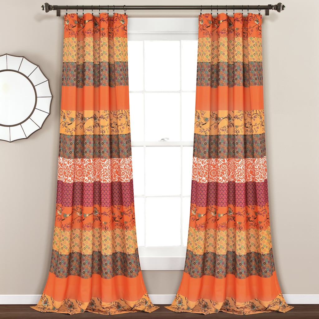 Lush Decor Royal Empire Window Curtain Panel Pair - 84" x 52"