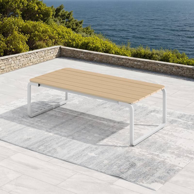 Corvus Akrotiri Outdoor Slatted Top Coffee Table