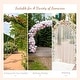 preview thumbnail 5 of 19, Outsunny 7' Wood Steel Outdoor Garden Arched Trellis Arbor with Natural Fir Wood & Side Panel for Climbing Vines
