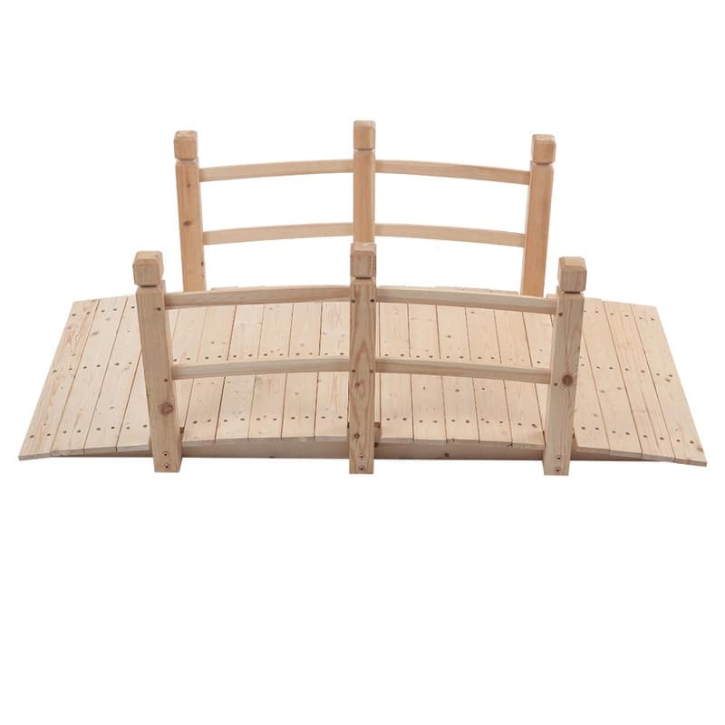Outdoor Courtyard Anticorrosive Wood Landscape Bridge
