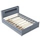 preview thumbnail 2 of 32, Versatile Queen Size Wood Storage Bed with LED and Trundle for Enhanced Comfort and Space Utilization