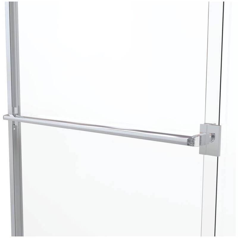 Basco Classic 57" High x 52" Wide Bypass Framed Tub Door with Obscured