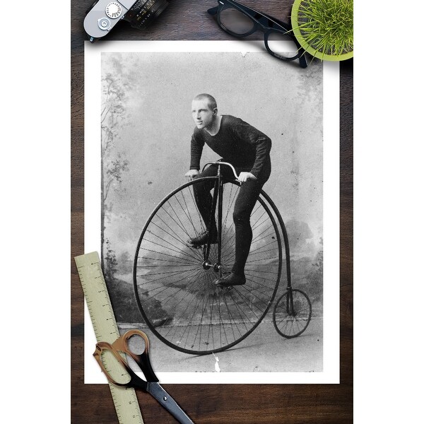 bike with large front wheel