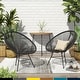 preview thumbnail 1 of 47, Sarcelles Acapulco Modern Wicker Chairs by Corvus (Set of 2)
