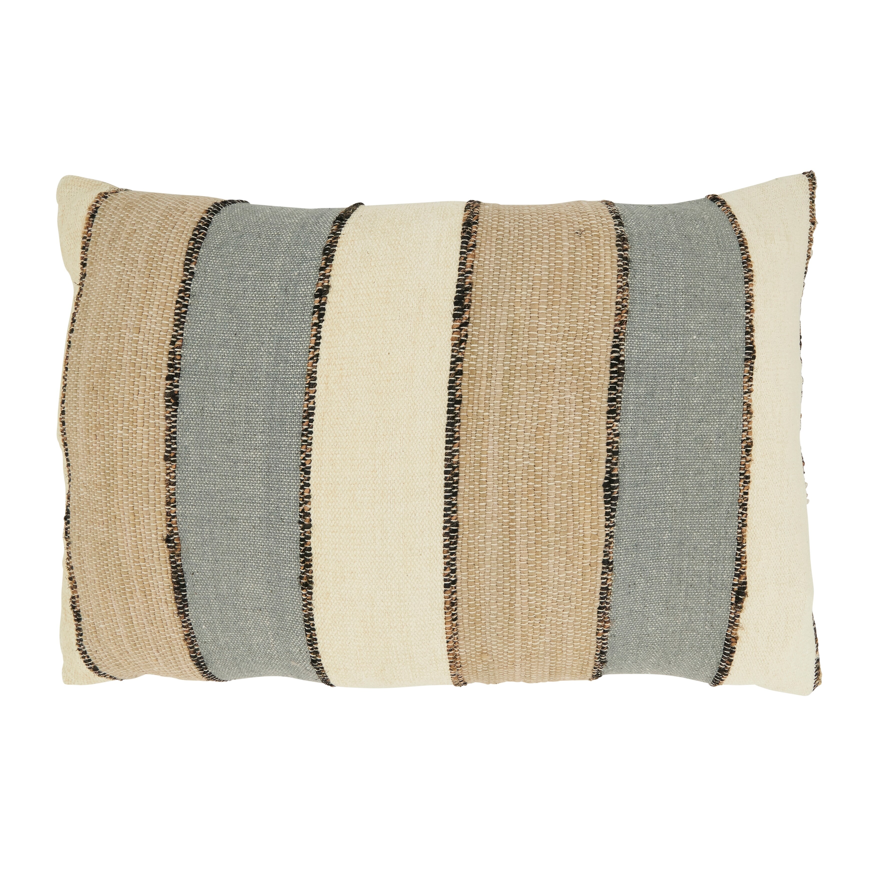 Contemporary Stripes Throw Pillow