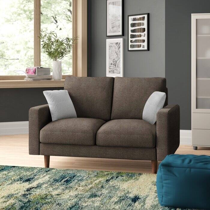 Craigmont 50.4'' Square Arm Loveseat