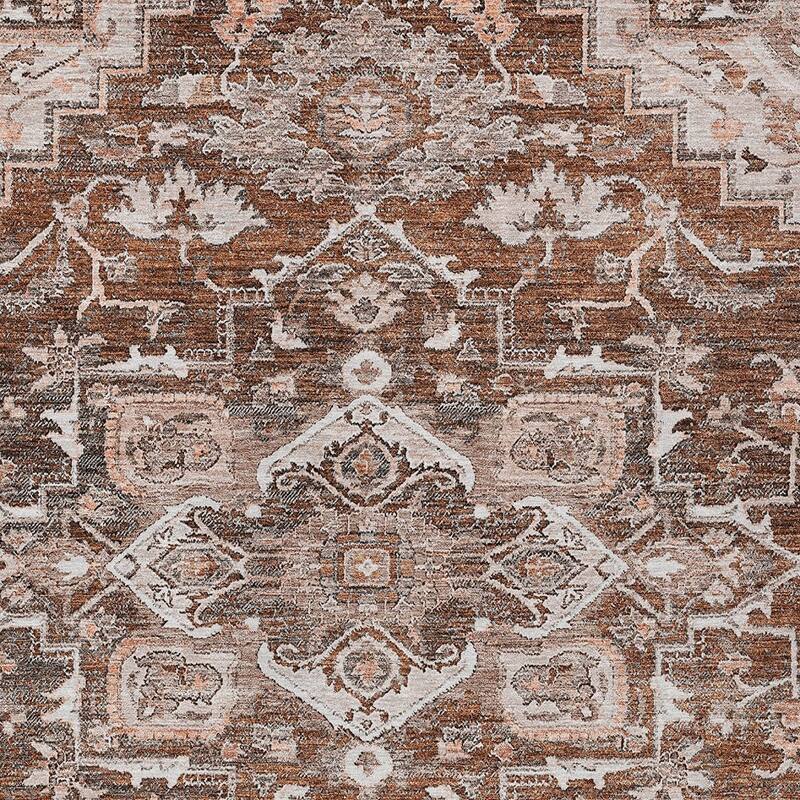 HomeRoots Oriental Traditional Rectangle Outdoor Rug