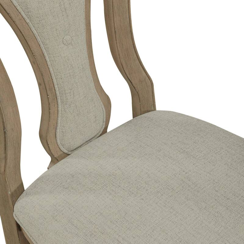 Magnolia Manor Splat Back Upholstered Side Chair (Set of 2)