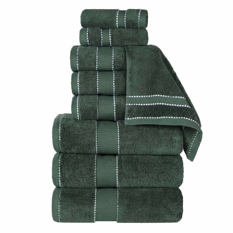 Superior Niles Cotton Ultra-Plush Absorbent 9 Piece Towel Set