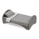 preview thumbnail 8 of 14, Badger Basket Travel and Tour Trolley Carrier with Bed for 18-inch Dolls - Gray/Stars