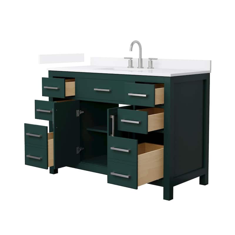 Wyndham Collection WCG2424-48S-QTZ-US3MXX Beckett 48" Free Standing