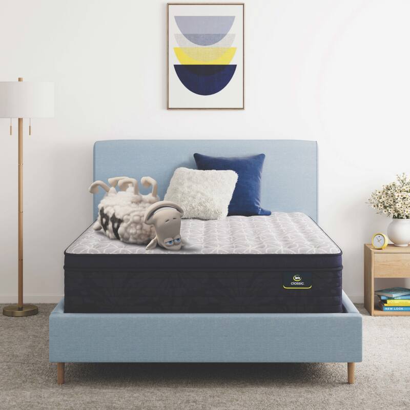 Serta Classic Clarks Hill Elite LTD 14.5" Plush Pillow Top Mattress Set
