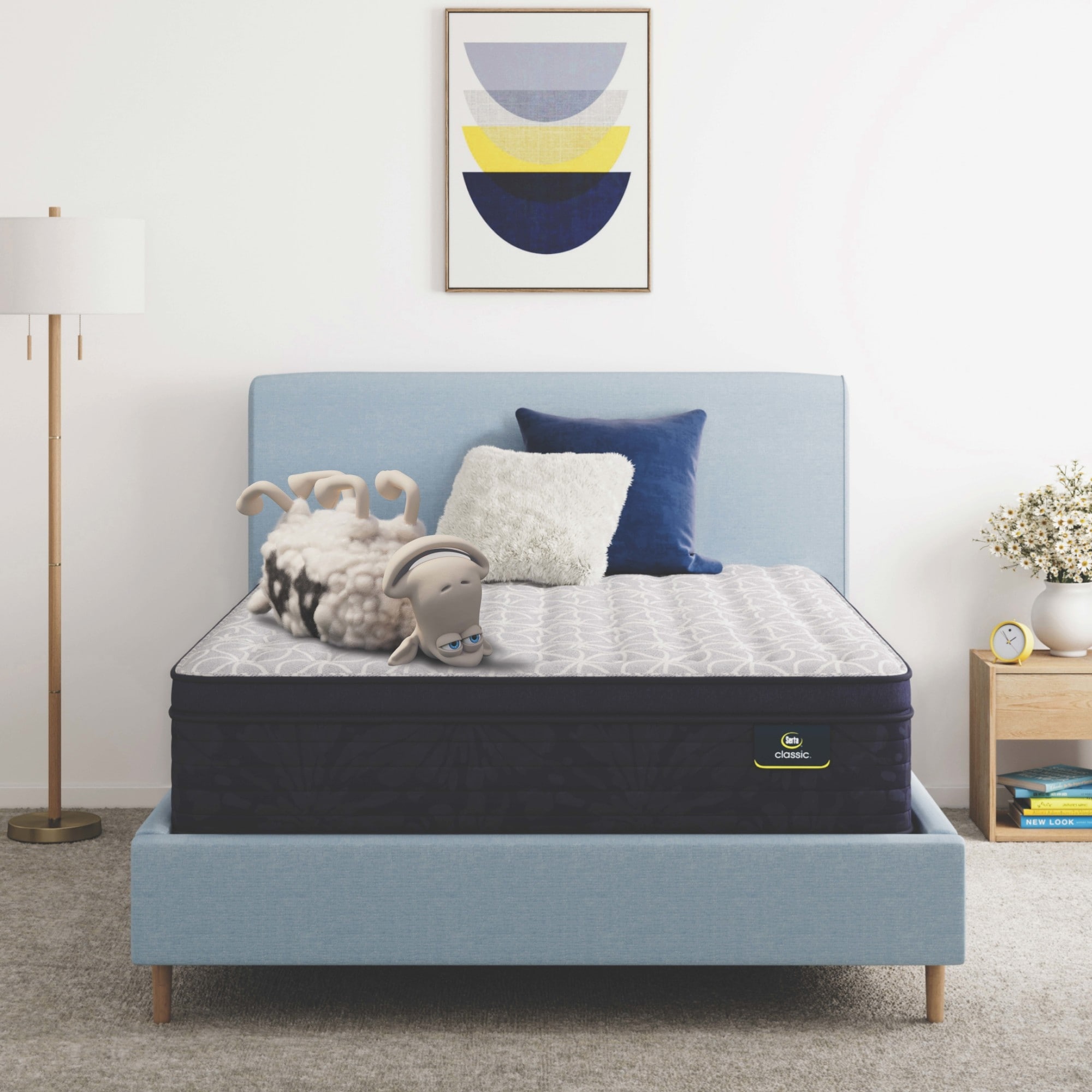 Serta Classic Clarks Hill Elite LTD 14.5" Plush Pillow Top Mattress Set
