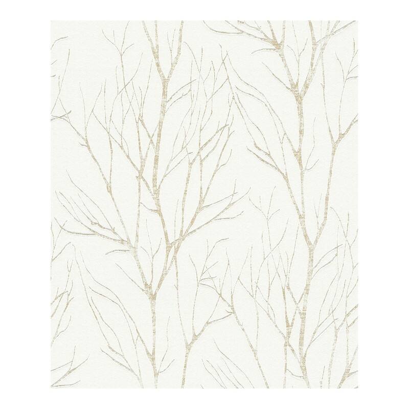 Advantage Diani Gold Metallic Tree Wallpaper - 21 x 396 x 0.025