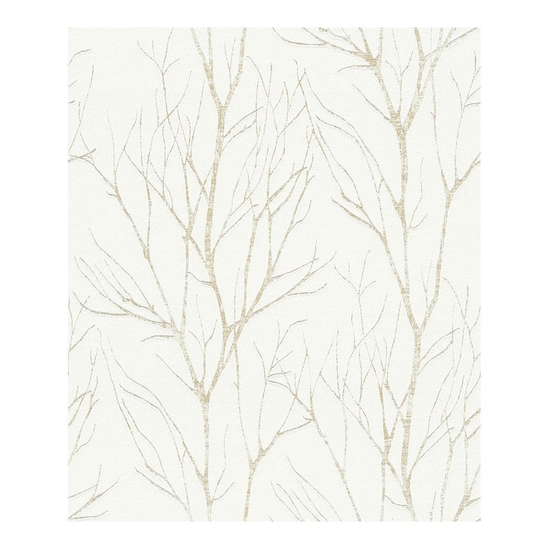 Advantage Diani Gold Metallic Tree Wallpaper - 21 x 396 x 0.025