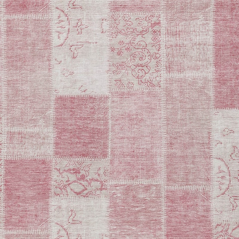 HomeRoots Patchwork Traditional Rectangle Outdoor Rug