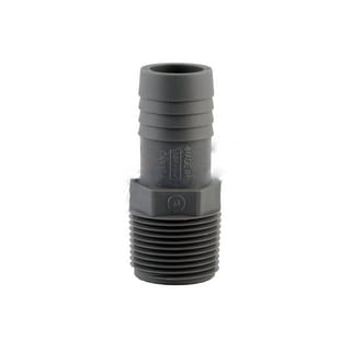 1 in. Black Poly Male Adapter - Bed Bath & Beyond - 39110663