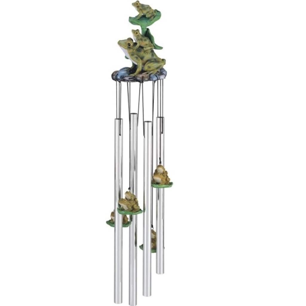 Q-Max 23" Long Frogs Round Top Wind Chime