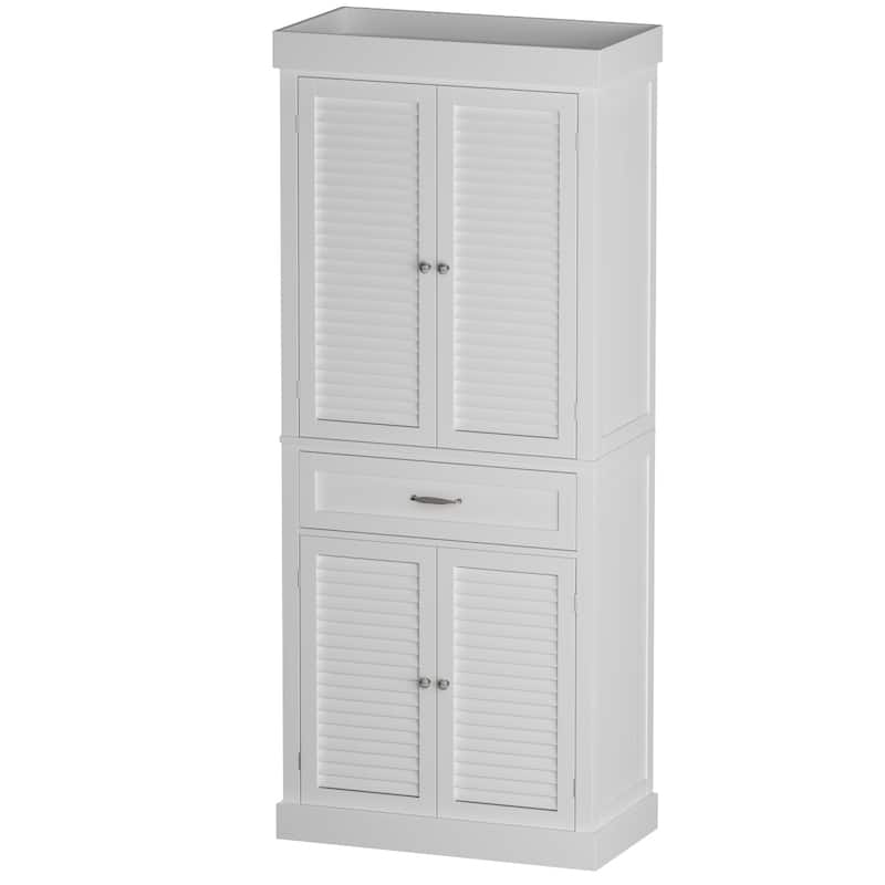 Timehcee 30"Shoe Cabinet Storage Cabinet Doors Wooden Floor Cabinet