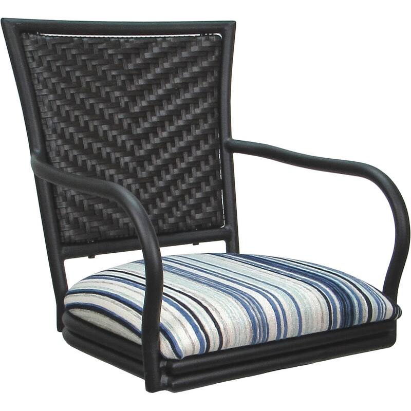 Outdoor Indoor Bar Stool Counter, Extra Tall - Erin with Arms