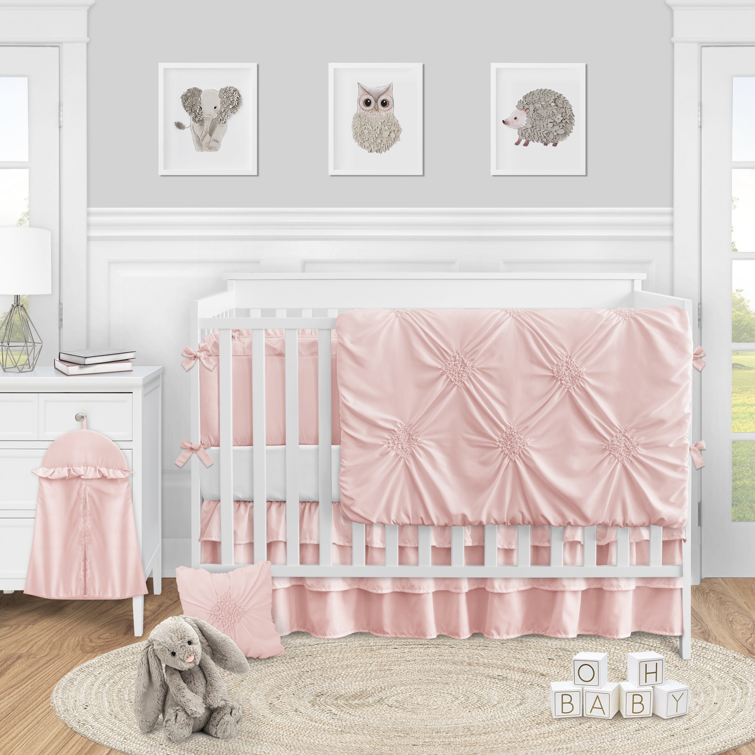 9 piece crib bedding set