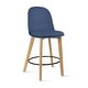 preview thumbnail 45 of 84, Set of 2 Designer Plastic Counter Stools Chair With Backs Side Armless Molded Kitchen Dining Bar Patio Indoor Outdoor Cafe