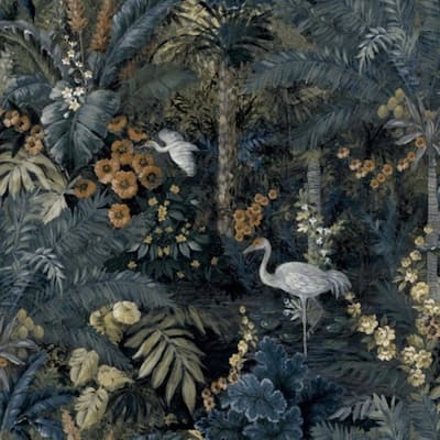 Masoala Forest Unpasted Non-Woven Wallpaper – 396in x 20.8in