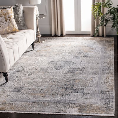 SAFAVIEH Eclipse Hirondina Vintage Boho Abstract Viscose Rug with