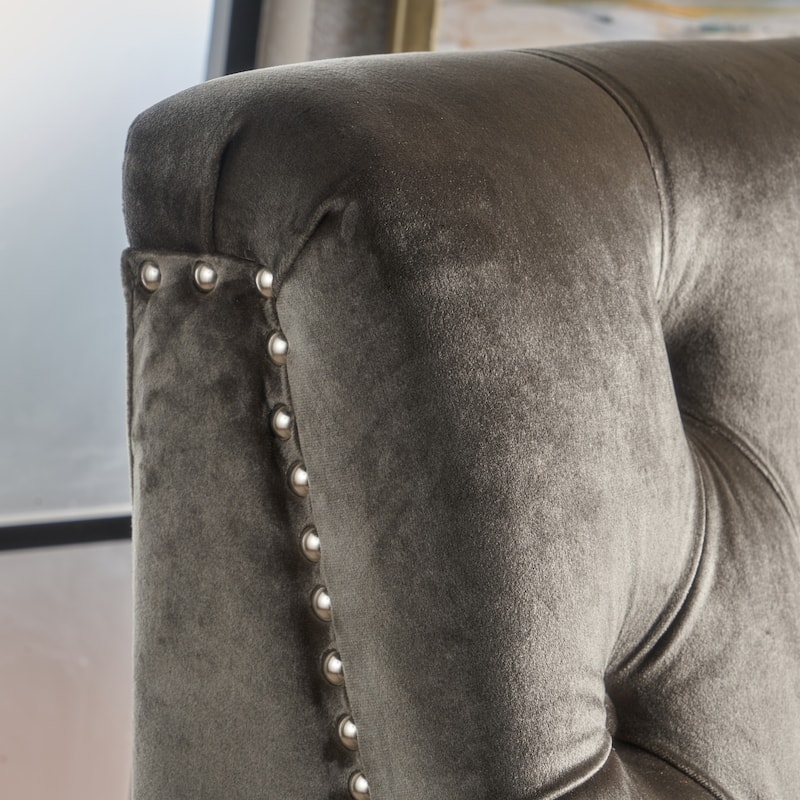 Jaclyn Velvet Club Chair by Christopher Knight Home