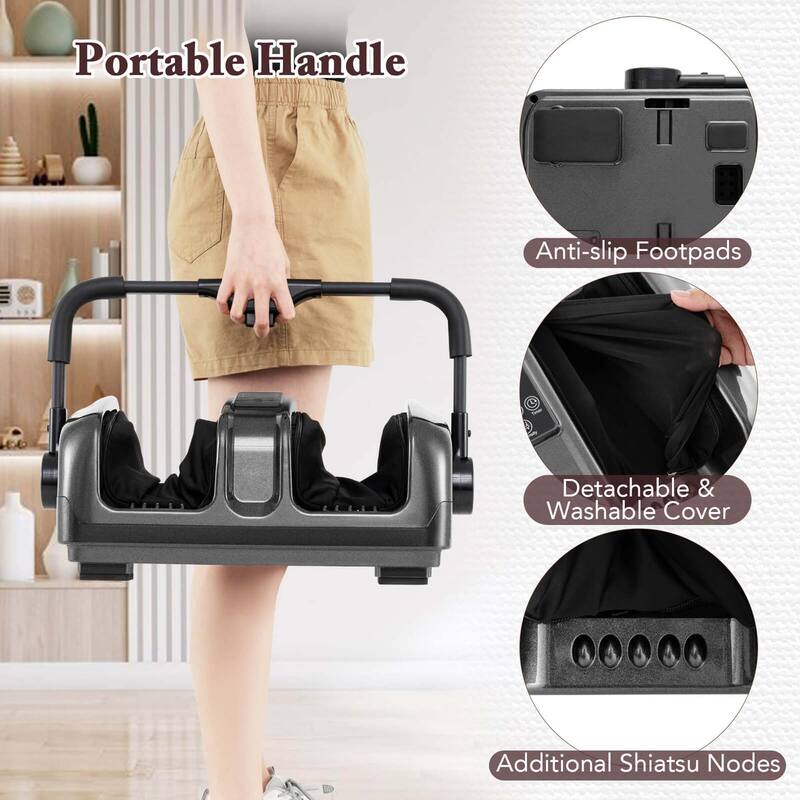 Costway Foot & Calf Massager Deep Kneading Shiatsu Massager Machine - See Details