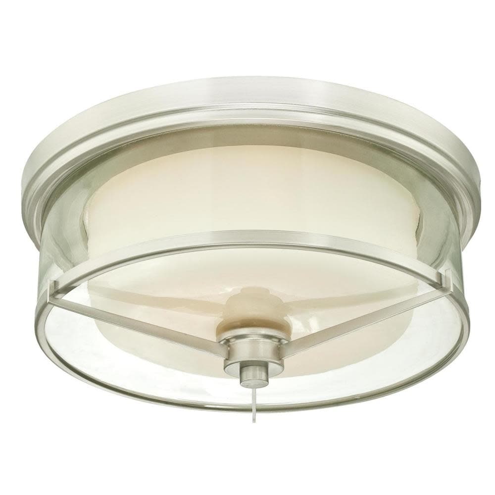 Westinghouse 6331200 Glenford 2 Light 13 Wide Flush Mount Drum Ceiling Fixture