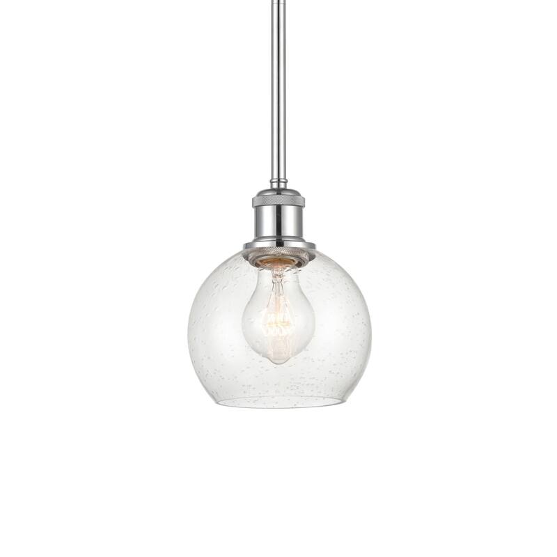 Innovations Lighting 516-1S-8-6 Athens Pendant Athens 6" Wide Mini - Polished Chrome / Seedy