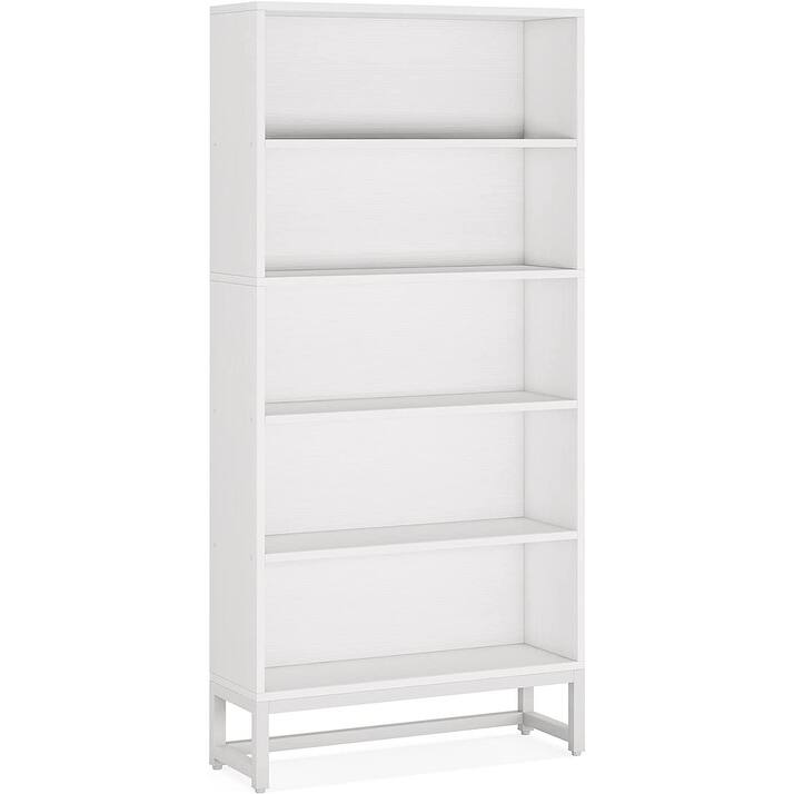70.8" Tall Bookcase and Bookshelf 5-Tier Storage Shelves Free-Standing