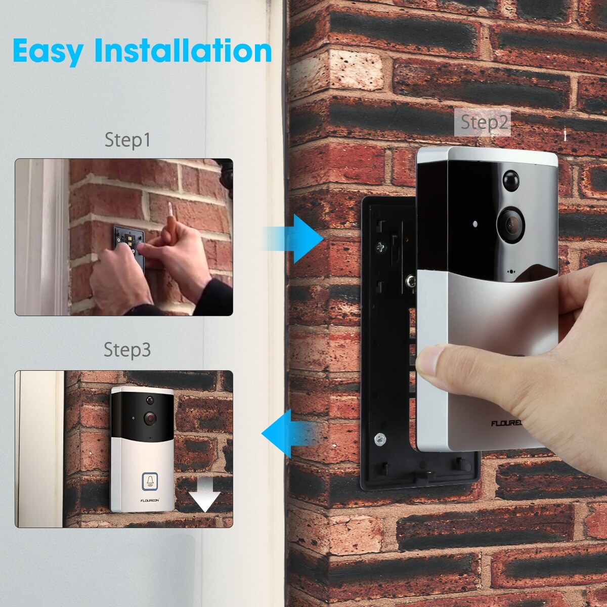 Floureon sales doorbell instructions