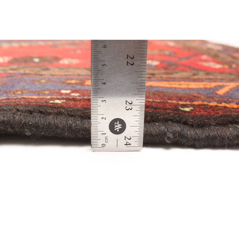 ECARPETGALLERY Hand-knotted Andelz Red Wool Rug - 4'1 x 6'4