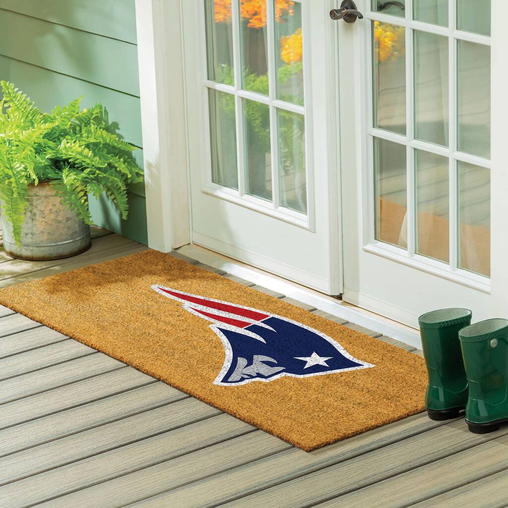 New England Patriots Full Color Indoor/Outdoor Coir Mat