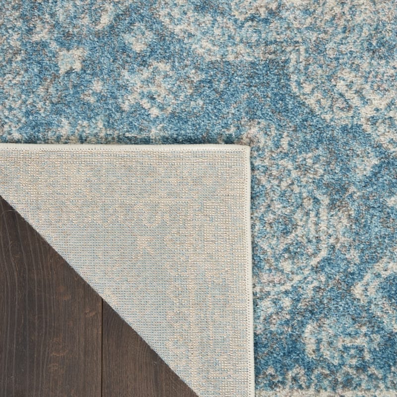 Jiyag Power Loomed Distressed Stain Resistant Area Rug By HomeRoots