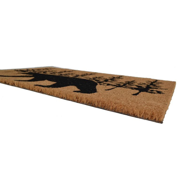 Bear Silhouette Outdoor DoorMat