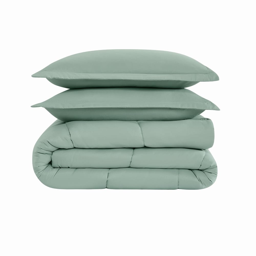 Cannon Heritage Solid 3 Piece Down Alternative Comforter Set