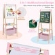 preview thumbnail 5 of 18, Costway 3-in-1 Kids Art Easel Double-Sided Wooden Adjustable Magnetic - See Details
