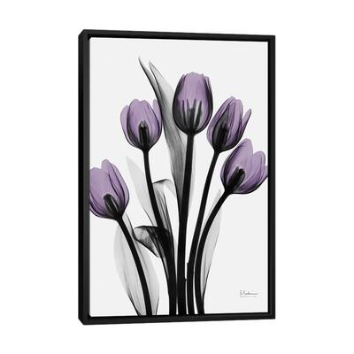 iCanvas "Five Tulips" by Albert Koetsier Framed Canvas Print