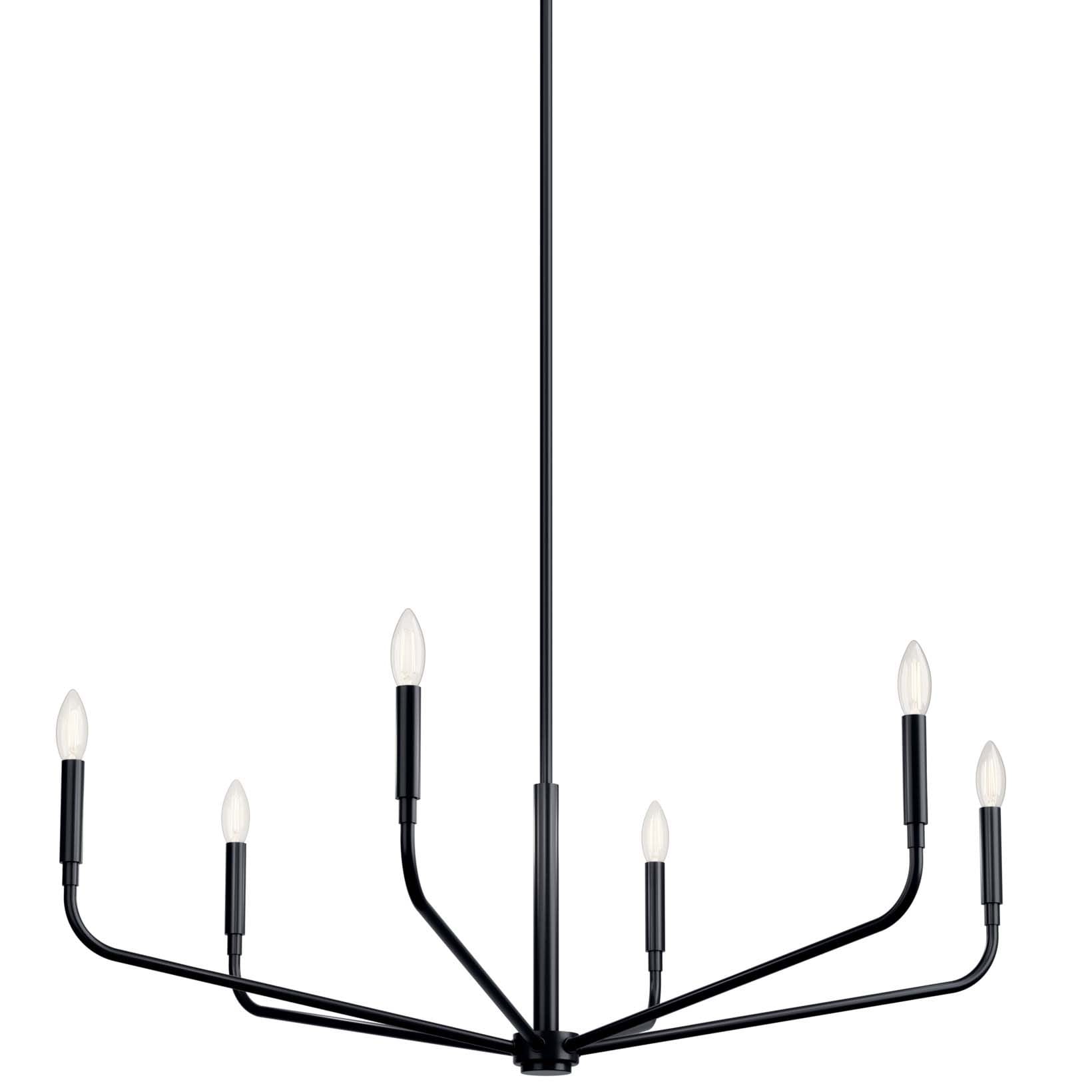 Kichler 52719 Madden 6 Light 38" Wide Taper Candle Style Chandelier