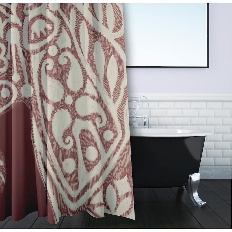 Inky Animal Print Shower Curtain (71 x 74)