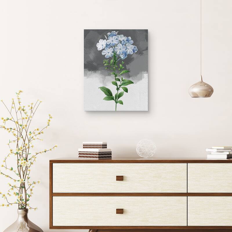 Plumbago Grey by Design Lab Canvas Art Print
